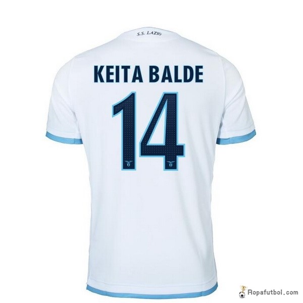 Camiseta Lazio Replica Tercera Ropa Keita Balde 2016/17 Blanco